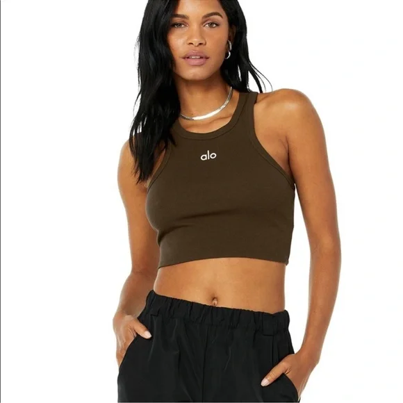 ALO Yoga | Tops | Alo Yoga Aspire Tank In Expresso Brown Size L
